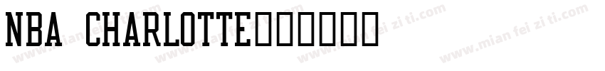 NBA Charlotte字体转换